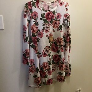 Floral tunic dress